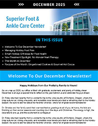 Superior Foot and Ankle Care Center Newsletter for December 2025